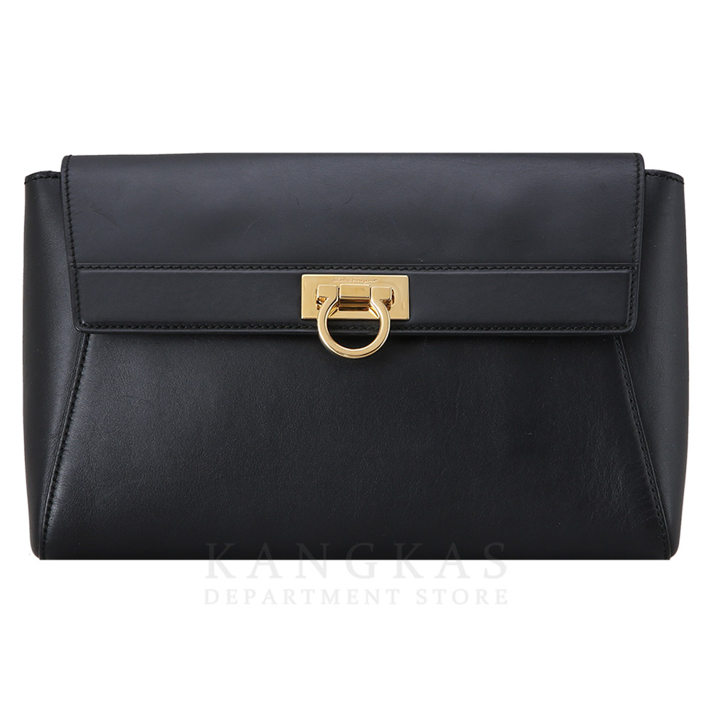 FERRAGAMO(USED)페레가모 간치니 버클 플랩 숄더백